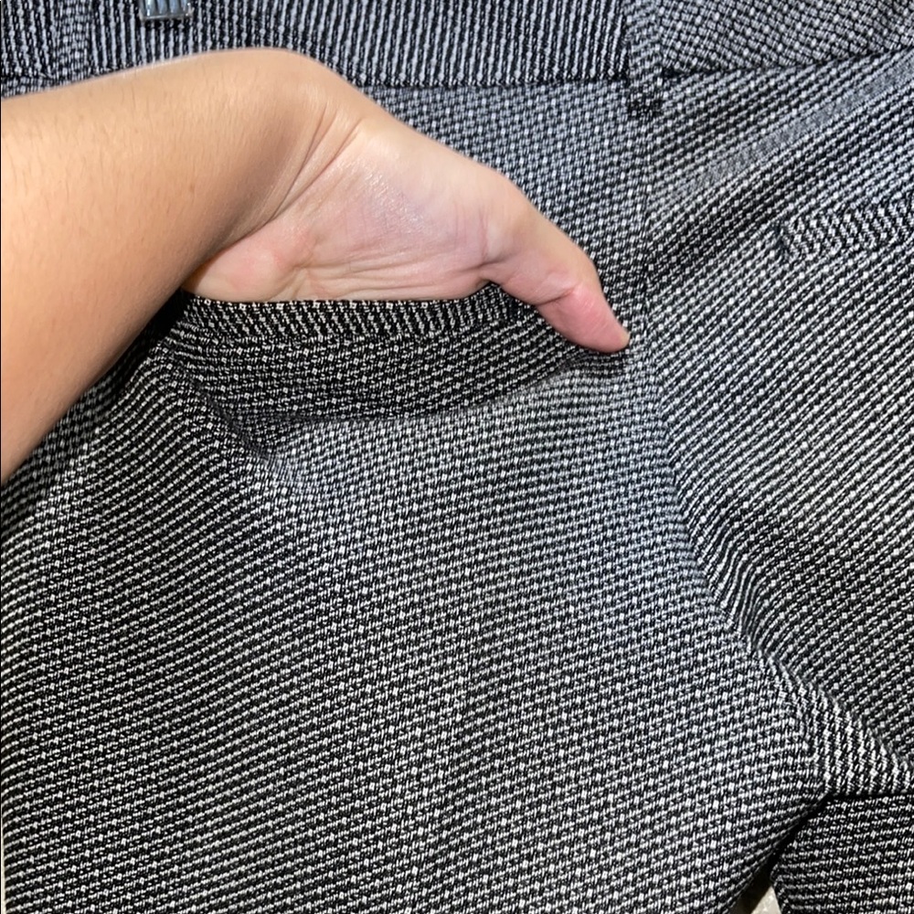 Express Columnist Gray Textured Pants - Picture 7 of 9